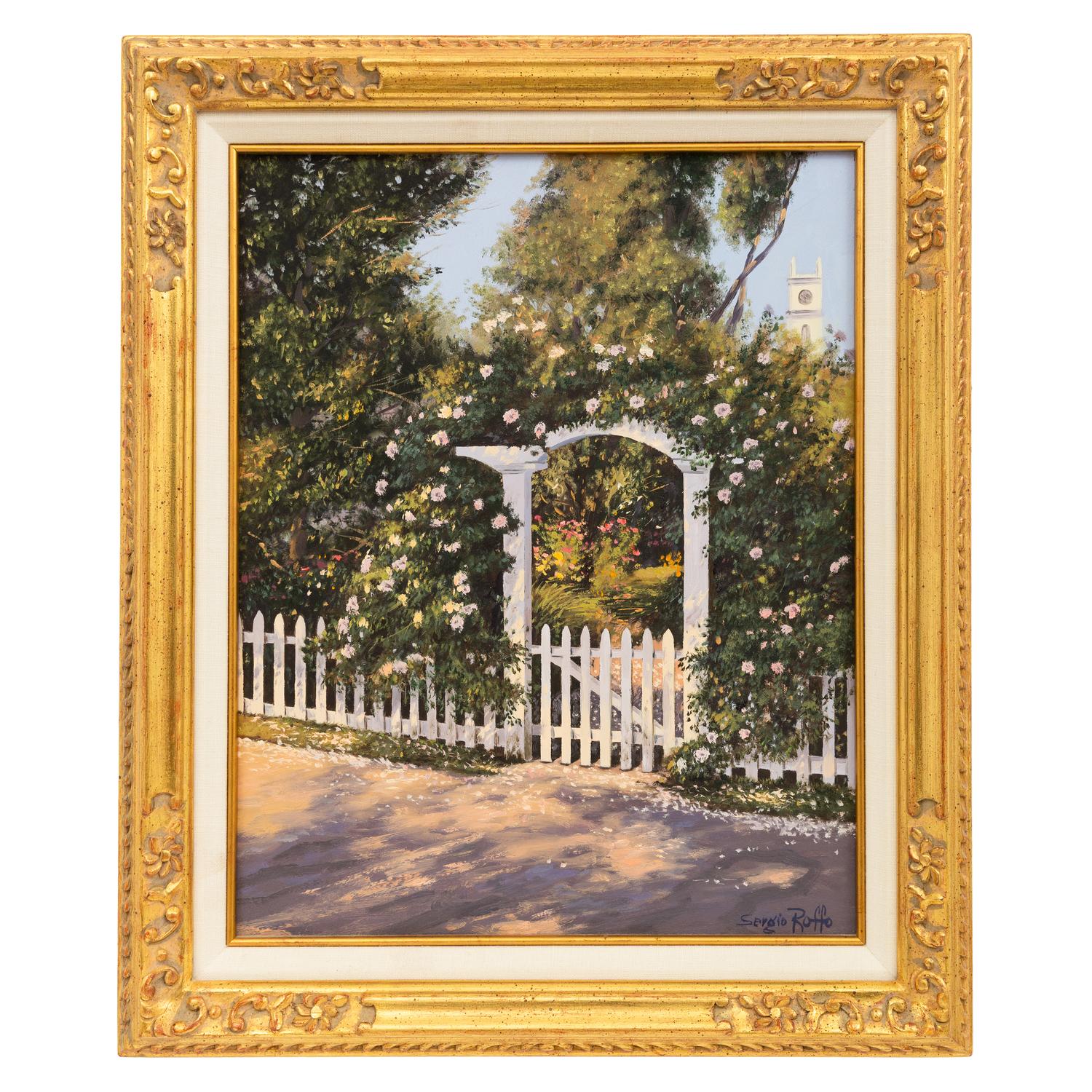 Sergio Roffo (Born, 1953) — White picket fence