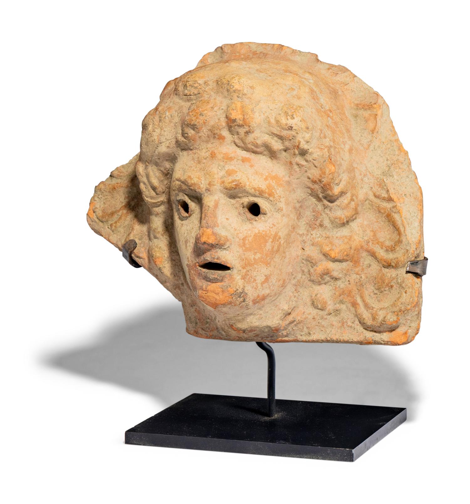 A Greek Terracotta Theater Mask