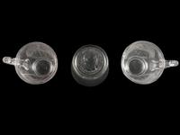 [HARRISON, Benjamin] -- [CLEVELAND, Grover]. A group of cigar boxes and early American pattern glass cups from the 1884, 1888, and 1892 presidential campaigns, comprising: