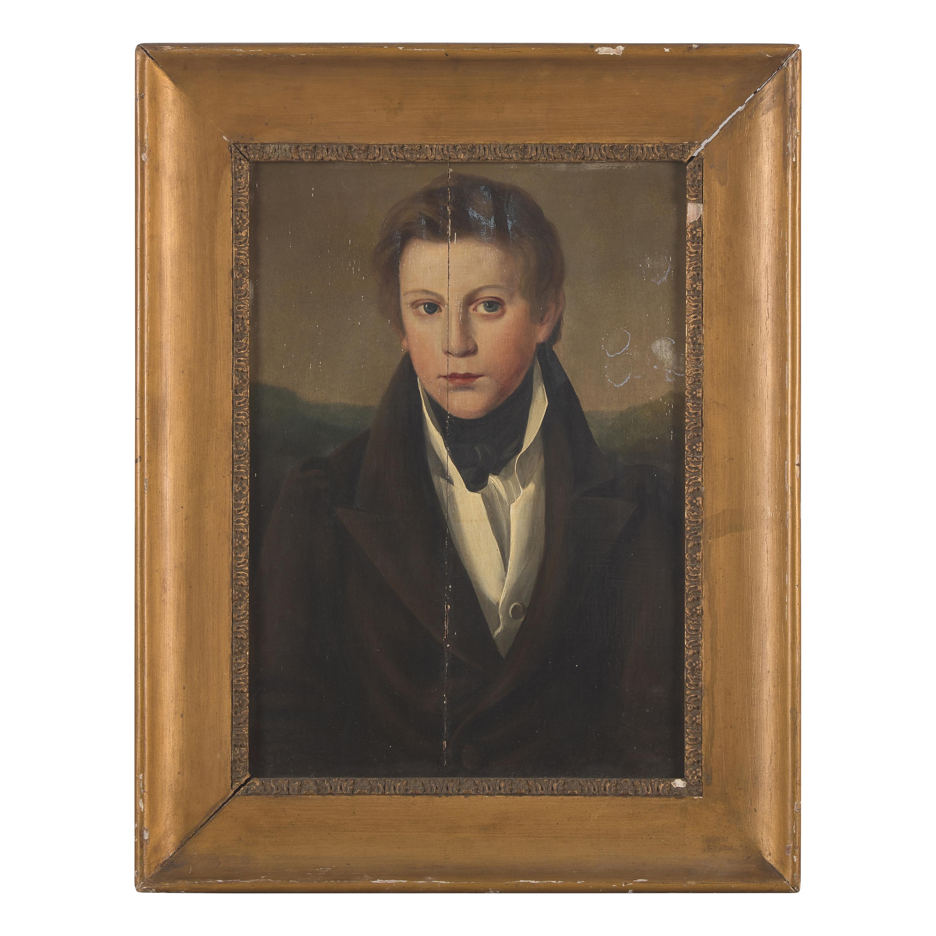 American School, 19th Century — Portrait of a Young Boy Of The Taney Family, Circa 1830