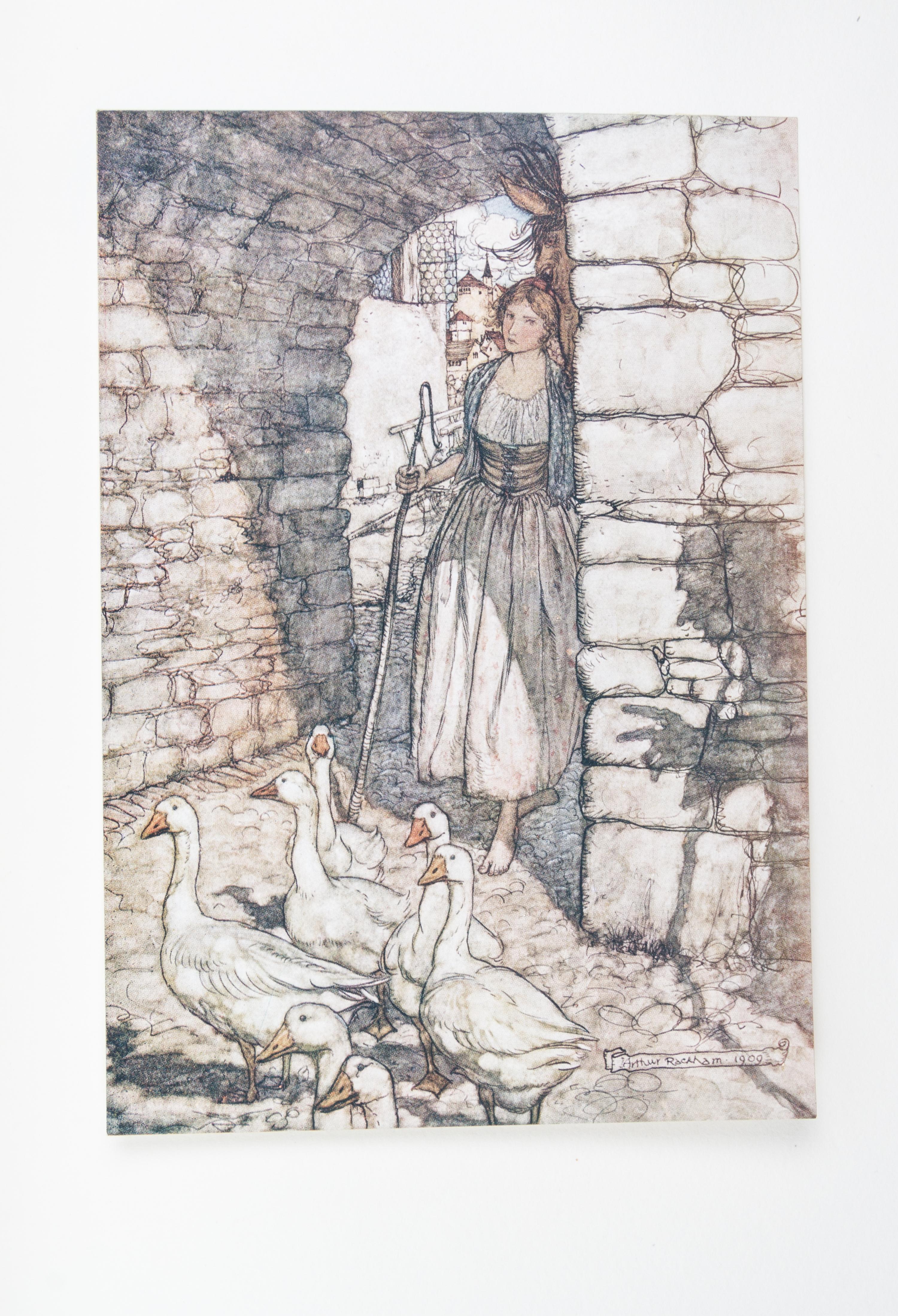 RACKHAM, ARTHUR. The Fairy Tales of the Brothers Grimm. London, 1909. Signed, limited.