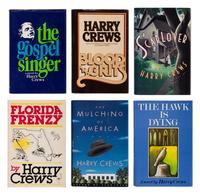 CREWS, Harry (1935-2012). A group of 7 FIRST EDITIONS, MANY SIGNED, comprising: