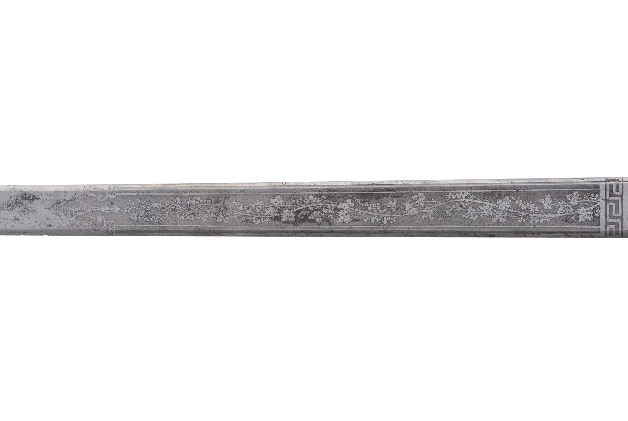 A Rare William Rose War of 1812 Lake Champlain Congressional Presentation Sword of Sailing Master Daniel Ricard