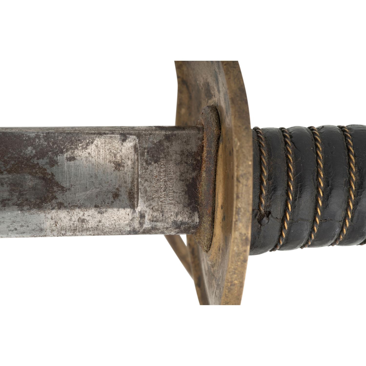 U.S. Model 1860 Light Cavalry Saber by Ames Presented to Capt. (Major) Langford Chapman 28th PA Volunteers - KIA at Chancellorsville