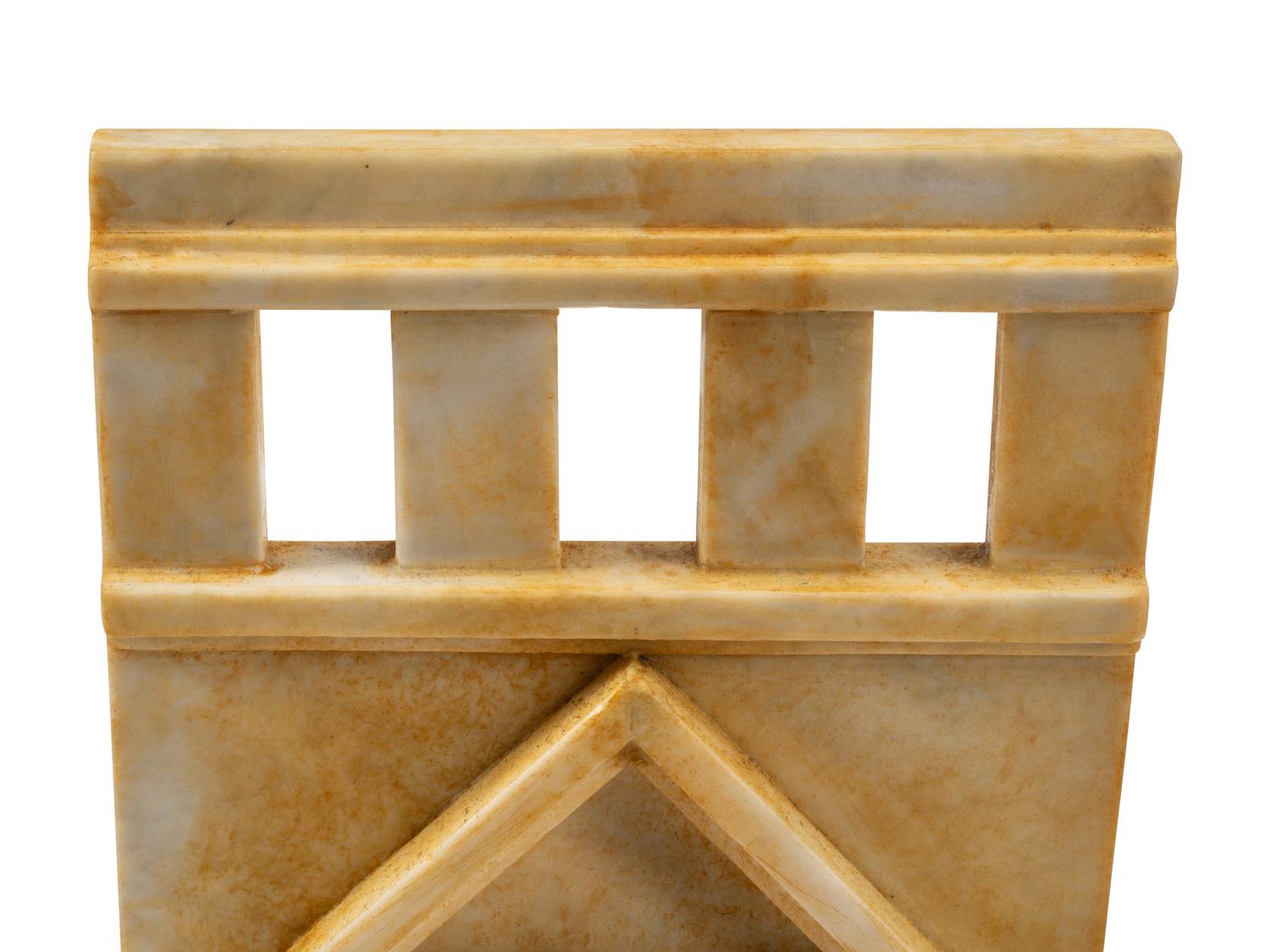 A Set of Four Italian Grand Tour Style Marble Table Ornaments