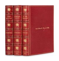 CHURCHILL, Winston L. S., Sir (1874-1965). A group of uniformly bound FIRST ENGLISH EDITIONS, comprising: