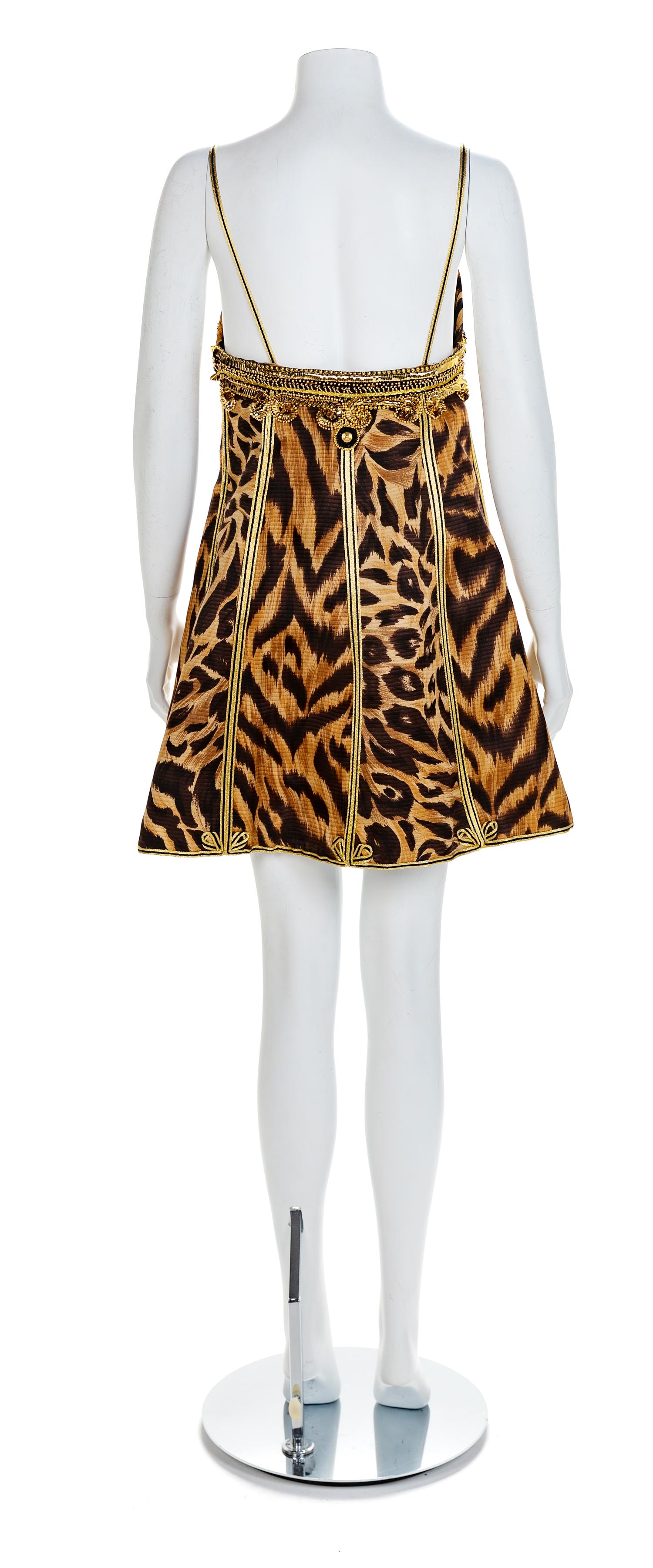 Atelier Versace Two-Piece Animal Print Ensemble, S/S 1992 No size label