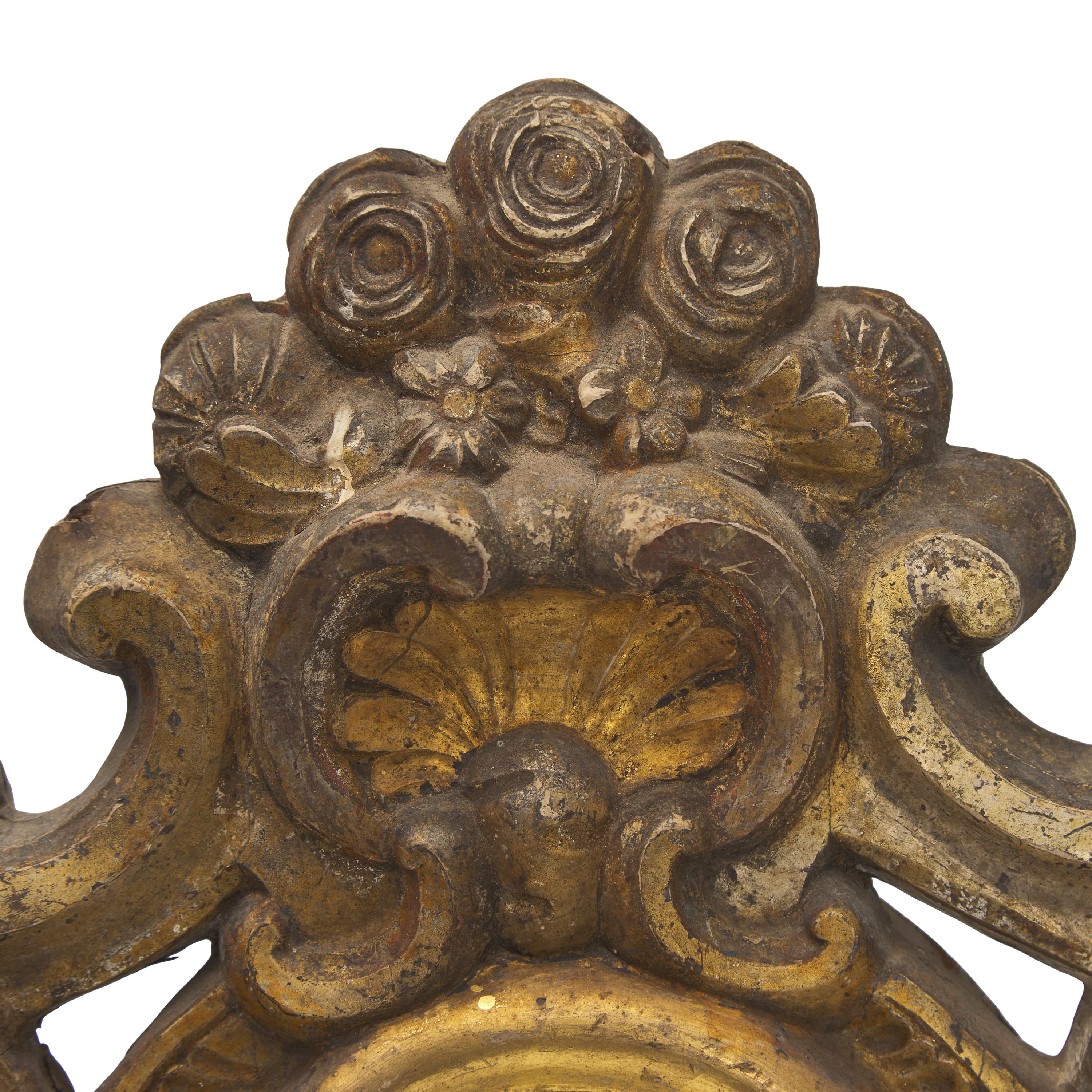 A Pair of George III Giltwood Monstrances
