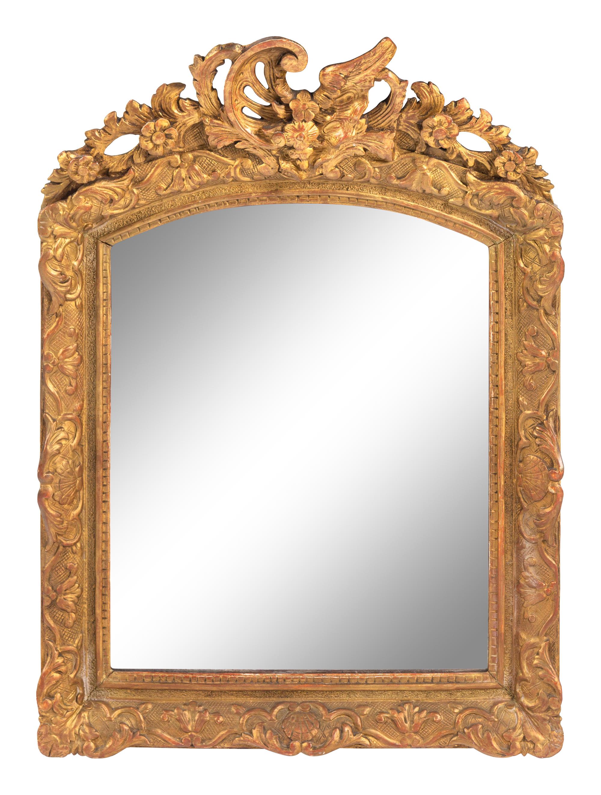 A Régence Style Giltwood Mirror