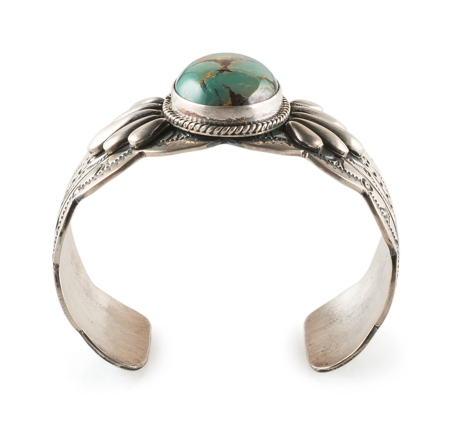 Sterling Silver and Turquoise Cuff Bracelet