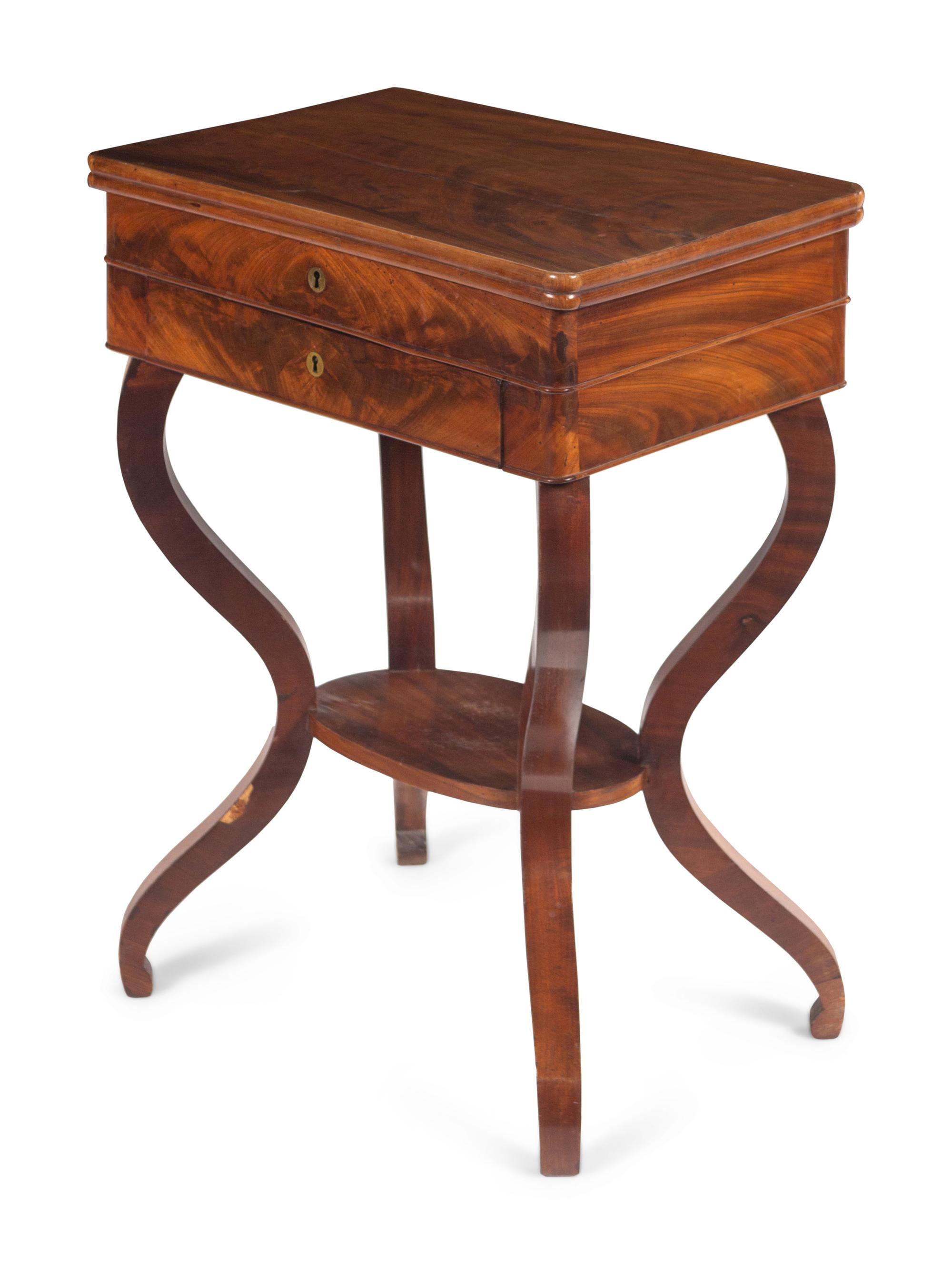 A French Mahogany Dressing Table