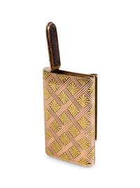 A Fabergé Yellow and Rose Gold Cigarette Case