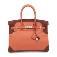 Hermès, Limited Edition Ghillies Birkin 35 in Rosy & Rouge H Swift