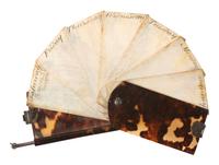 [CIVIL WAR]. Civil War-era aide memoire with tortoise shell covers.
