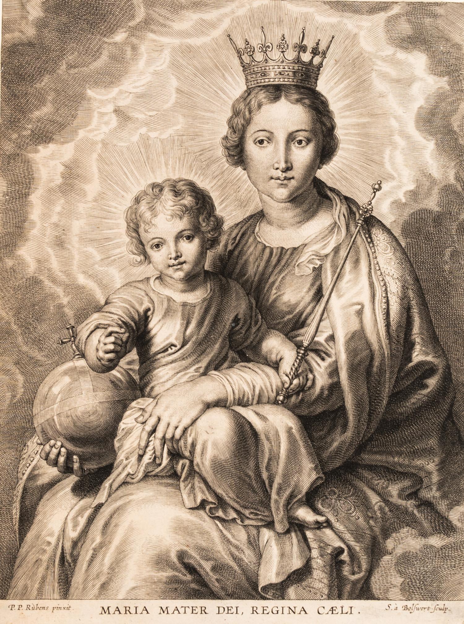 After Peter Paul Rubens, (Flemish, 1577-1640), A group of five works: Virgo quem genuit and Adoravit by Schelte A. Bolswert (Dutch, 158