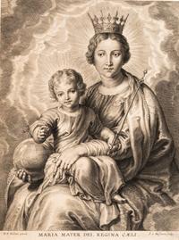 After Peter Paul Rubens, (Flemish, 1577-1640), A group of five works: Virgo quem genuit and Adoravit by Schelte A. Bolswert (Dutch, 158