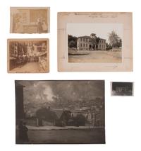 [CALIFORNIA]. A group of San Francisco views incl. images of fire and earthquake ruins.