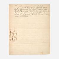[American Revolution] Tallmadge, Benjamin Autograph Document, signed