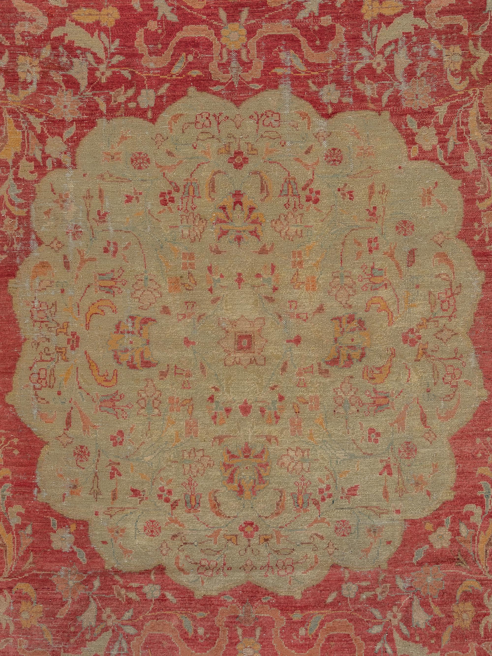 An Oushak Wool Rug