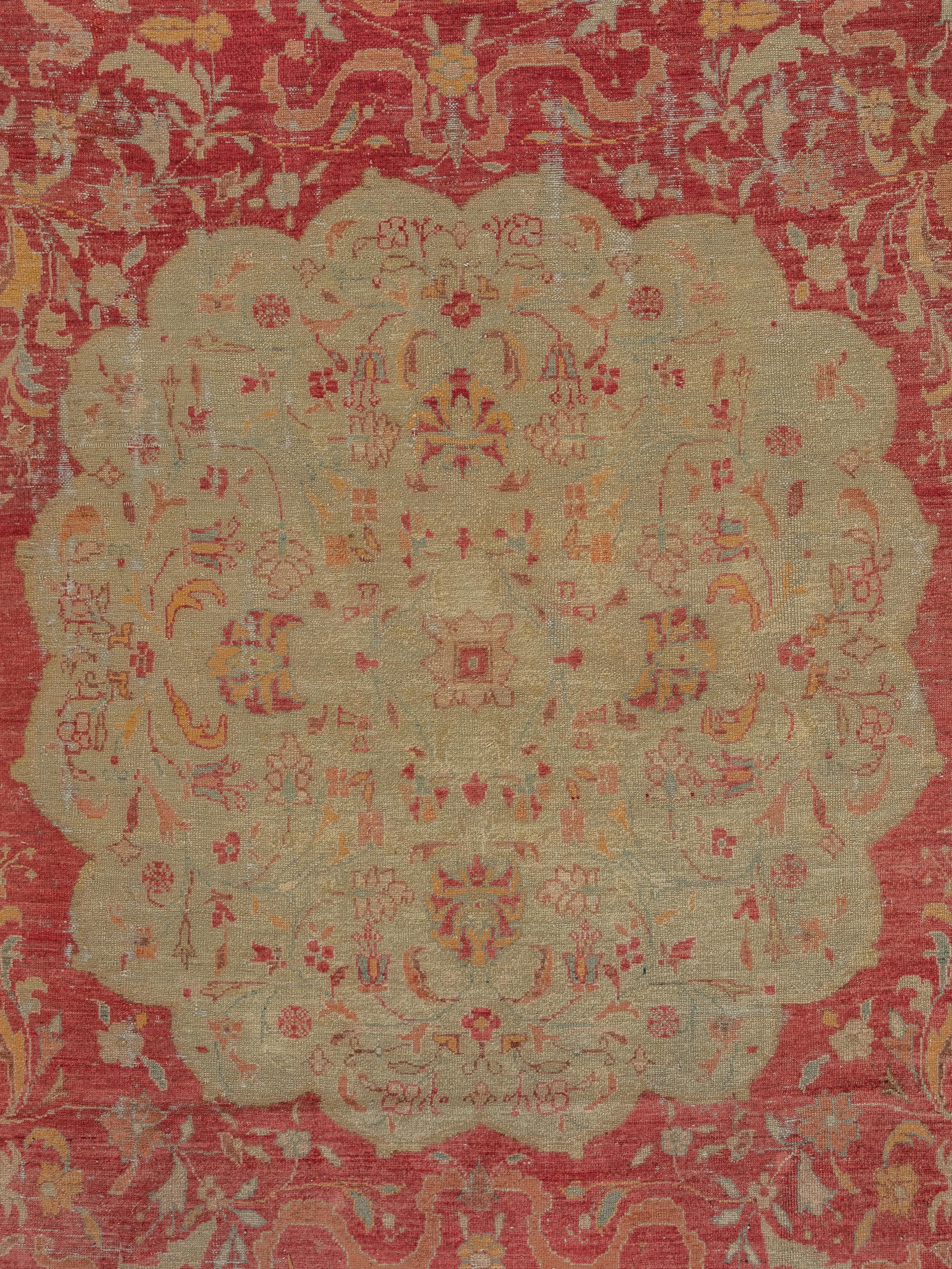 An Oushak Wool Rug