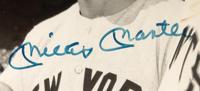 A Mickey Mantle and Willie Mays Signed Autograph Photo (Beckett Authentication Services Letter),