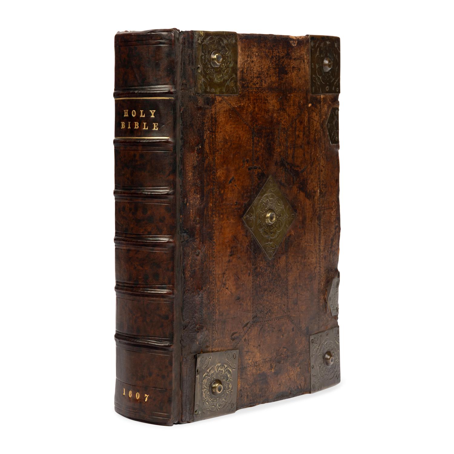 [Bible, in English]. The Booke of Common Prayer, with the Psalter or Psalmes of David: of that translation which is appointed to be used in churches . [With:] The Bible, that is The holy Scriptures contained in the Old & New Testament . [With:] The Whole Booke of Psalms . London: Robert Barker, 1607.