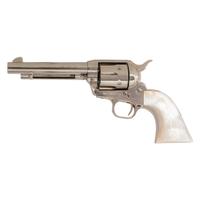 *3rd Generation 5.5" Nickel Colt Single Action Army Revolver with Mother of Pearl Grips in Box