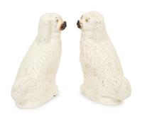 A Pair of Large Staffordshire Spaniels