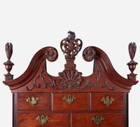 A fine Chippendale carved mahogany chest-on-chest Philadelphia, PA, circa 1770