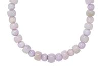 LAVENDER JADE BEAD NECKLACE