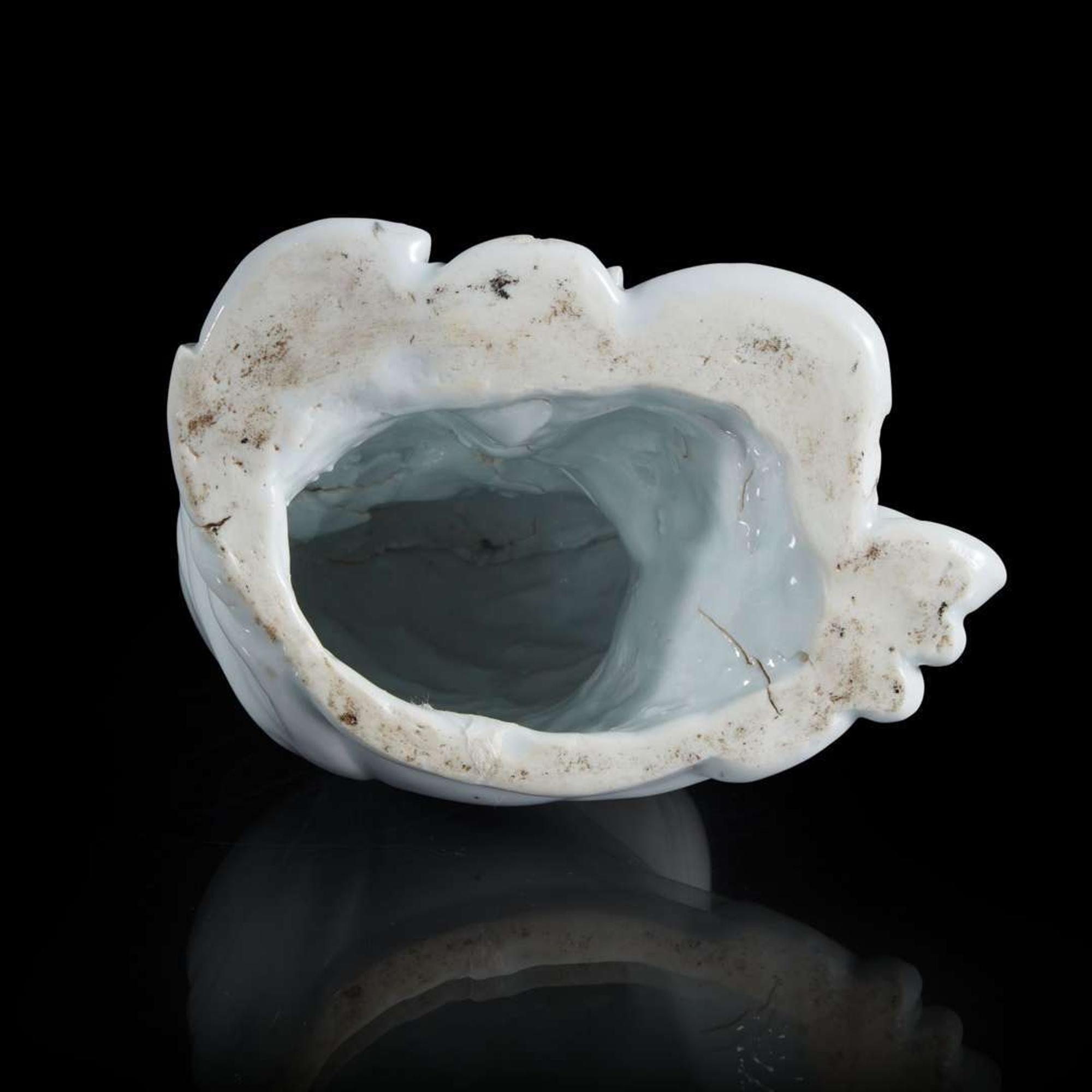 A Chinese blanc de Chine figure of Bodhidharma 德化瓷菩提达摩