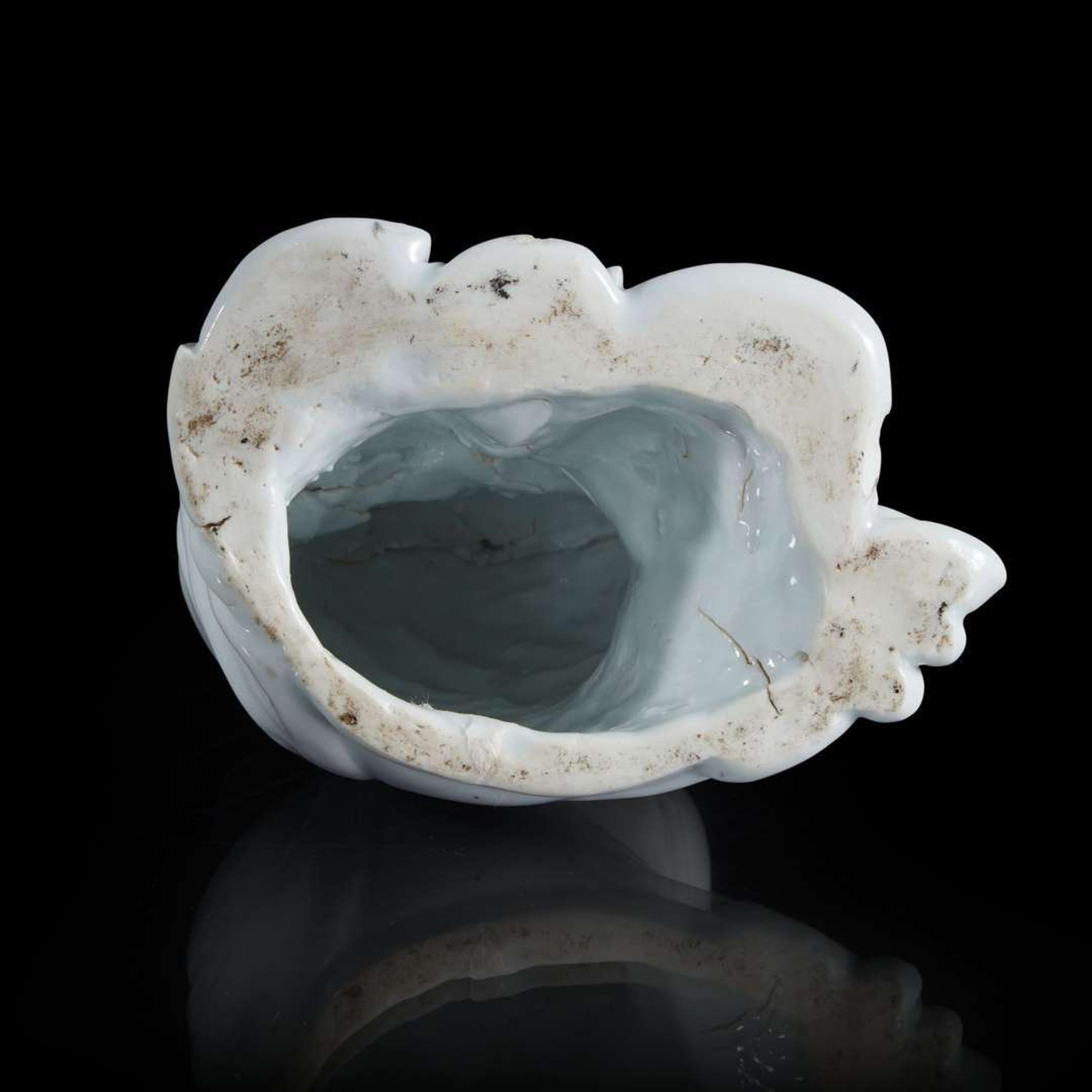 A Chinese blanc de Chine figure of Bodhidharma 德化瓷菩提达摩
