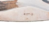 A Danish Silver Commemorative Inkwell