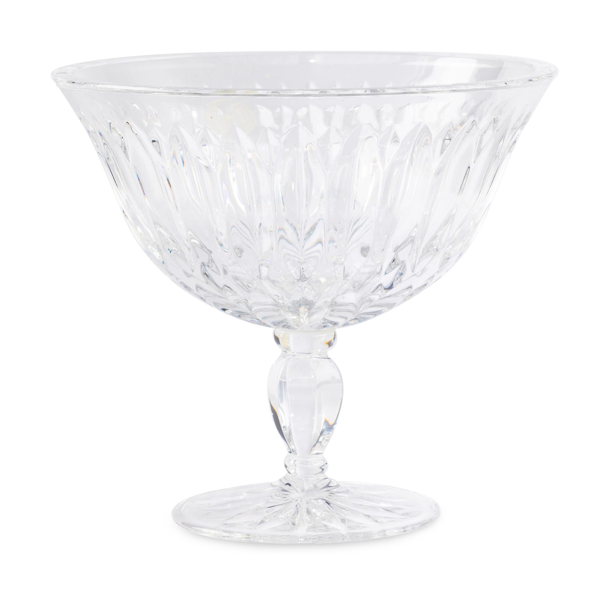 A Glass Pedestal Bowl