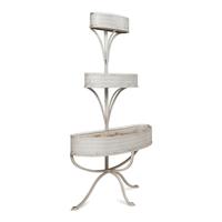 A Victorian Style White-Painted Metal Plant Stand