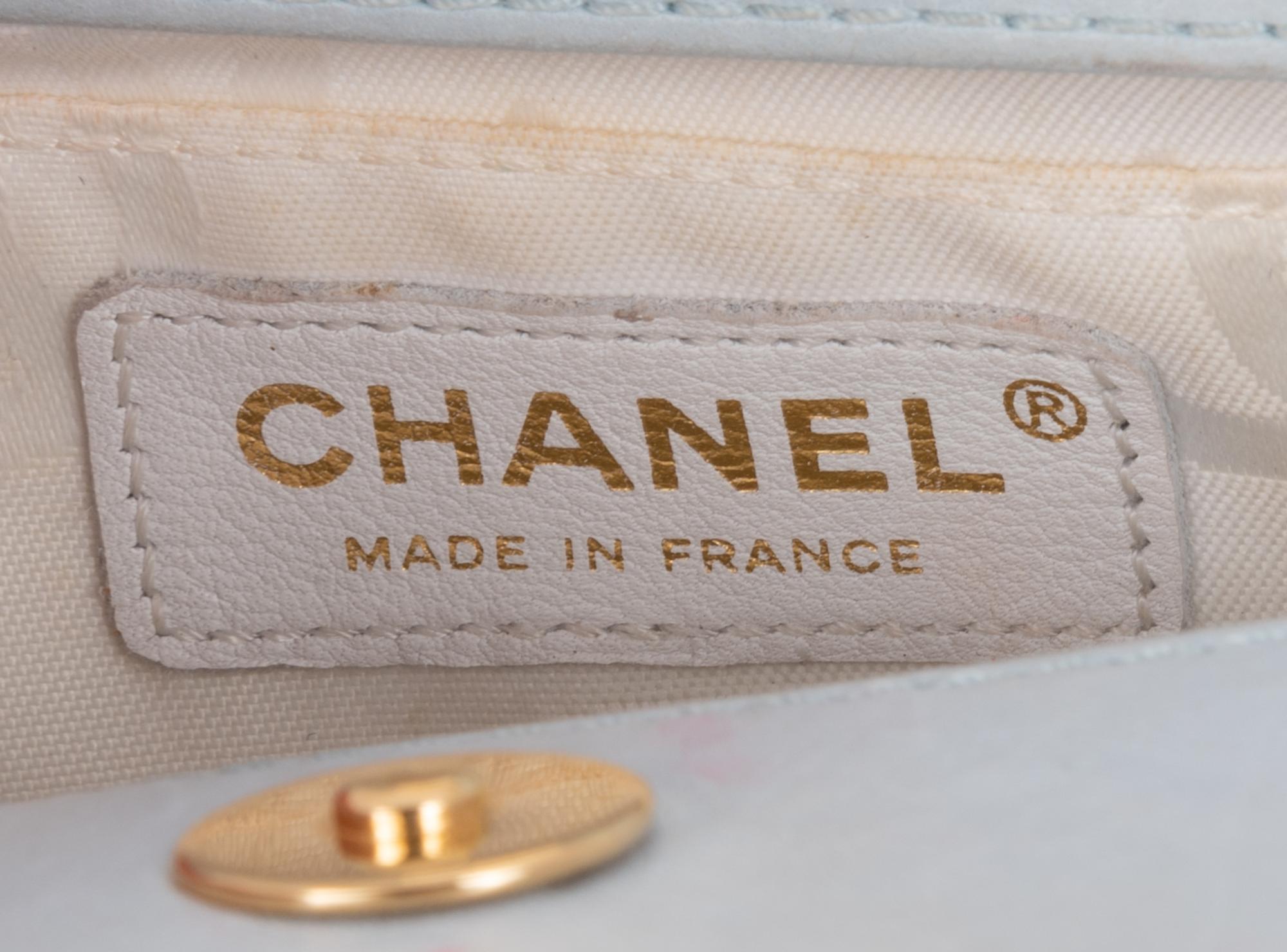 Chanel Blue Quilted Leather Handbag, 2004-05