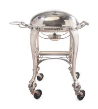 An English Silver-Plate Roast Cart