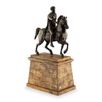 A Grand Tour Bronze Equestrian Model of Marcus Aurelius