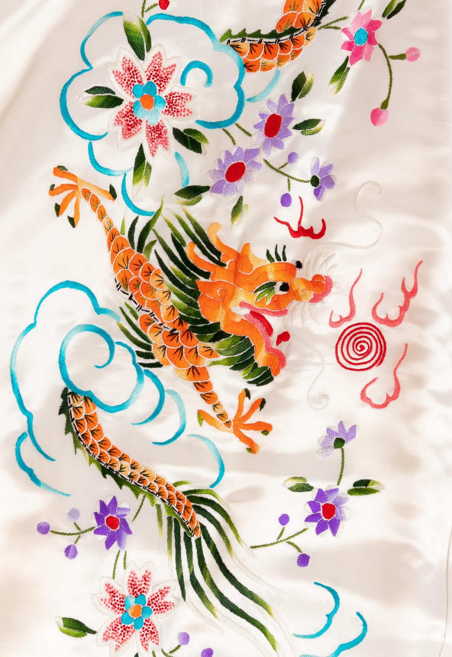 Three Chinese Silk Embroidered Lady's Articles