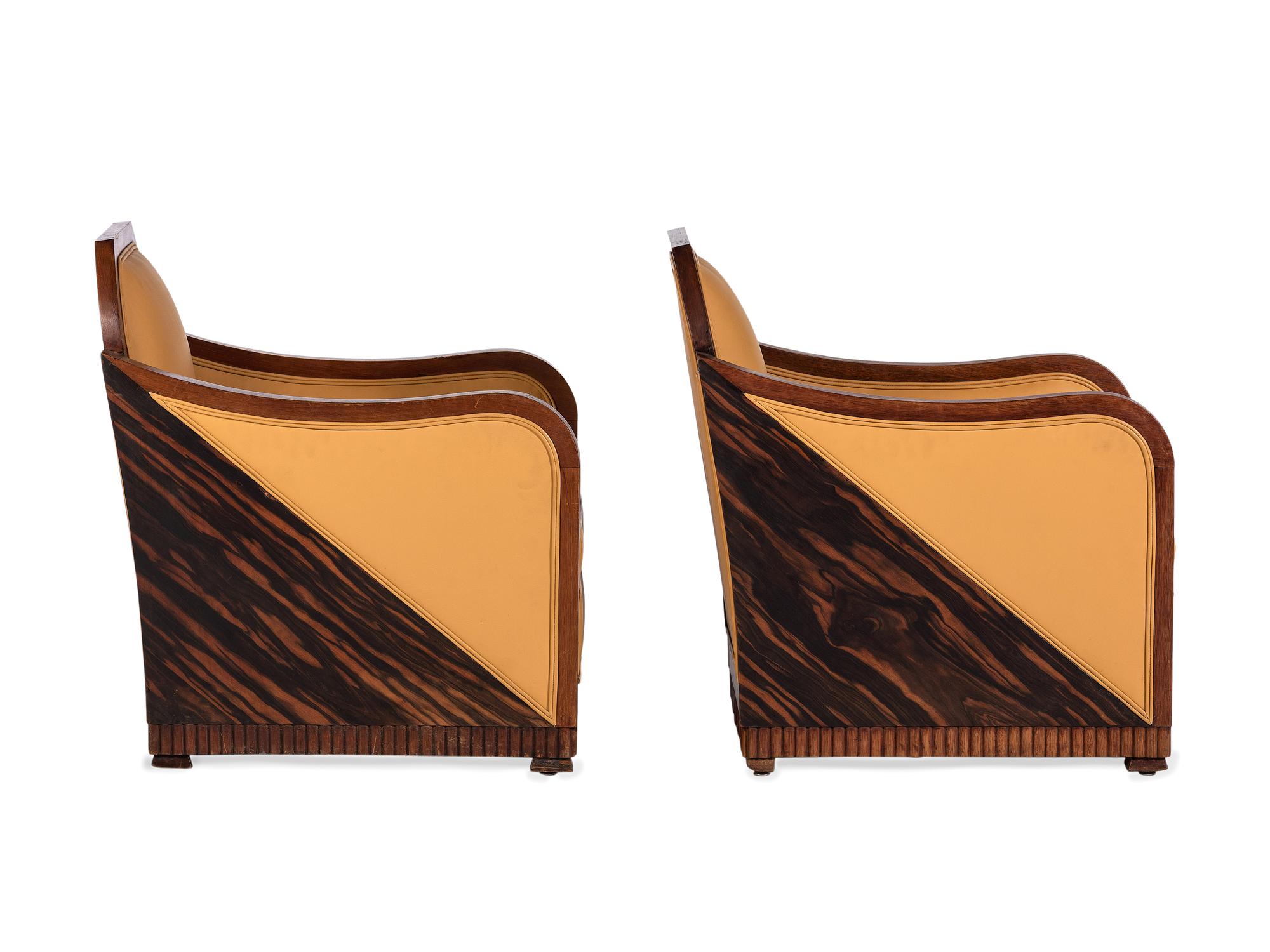 Pair of Club Chairs