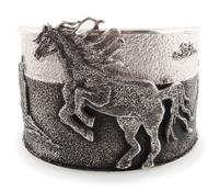 Sterling Silver Tufa Cast Cuff Bracelet