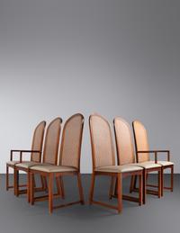 Set of Six Dining Chairs Directional, USA