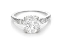 A Platinum and Diamond Ring, 3.00 dwts.