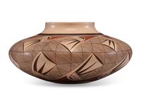 Pottery Jar, with Migration Pattern