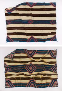 Two Works: Classic Navajo Chief Blanket , edition 99/100 and Classic Navajo Chief Blanket - Third Phase , edition 77/100