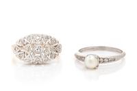 COLLECTION OF DIAMOND RINGS