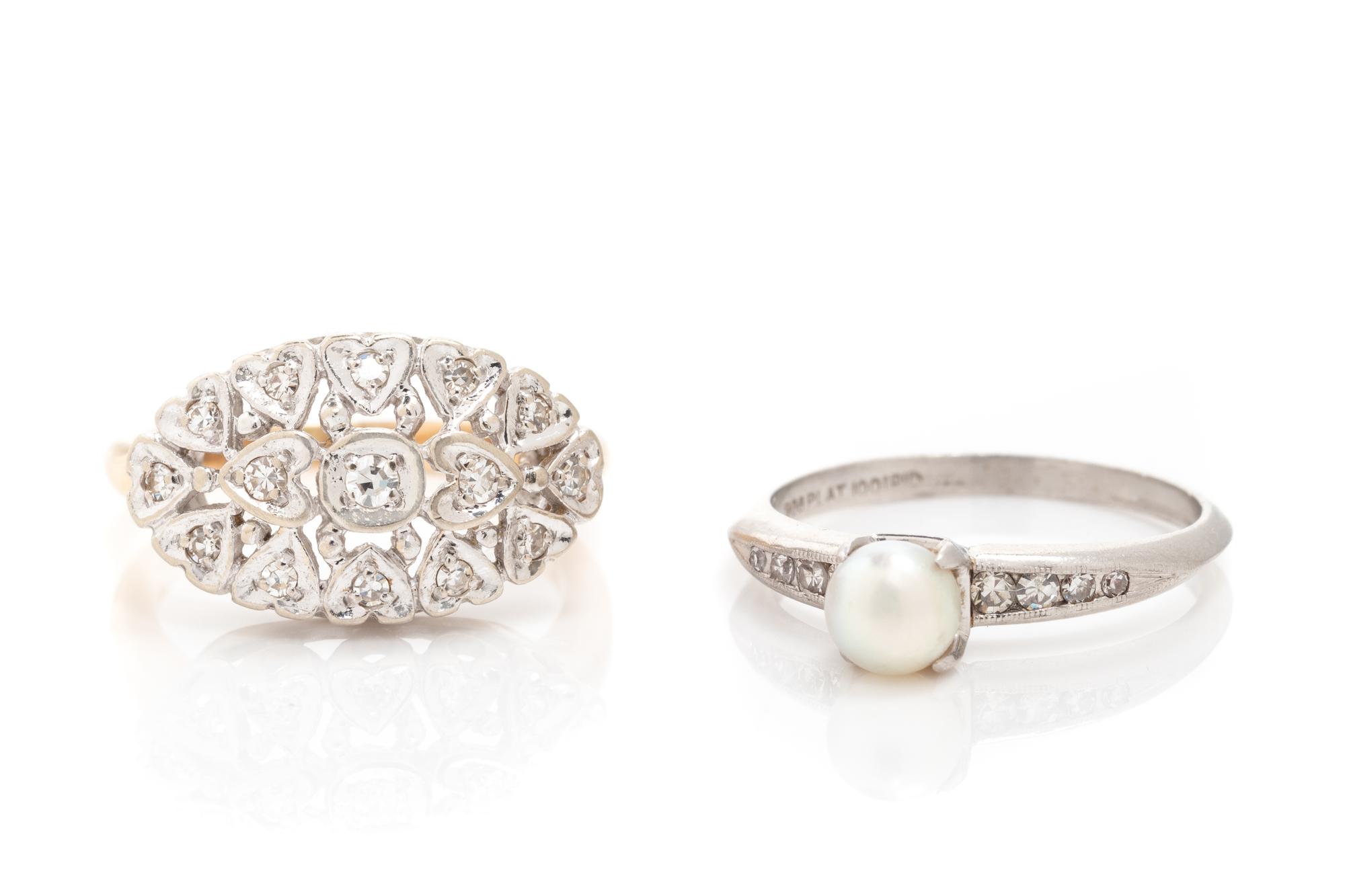 COLLECTION OF DIAMOND RINGS
