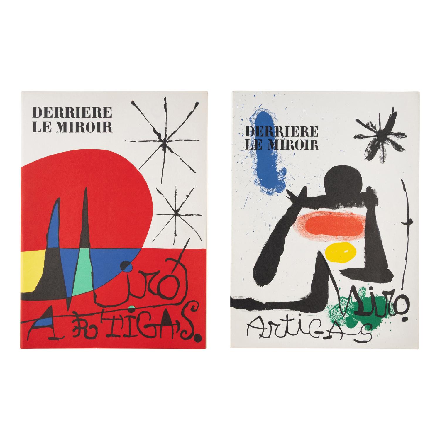 [Derriere Le Miroir]. A pair of Joan Miro issues, comprising: