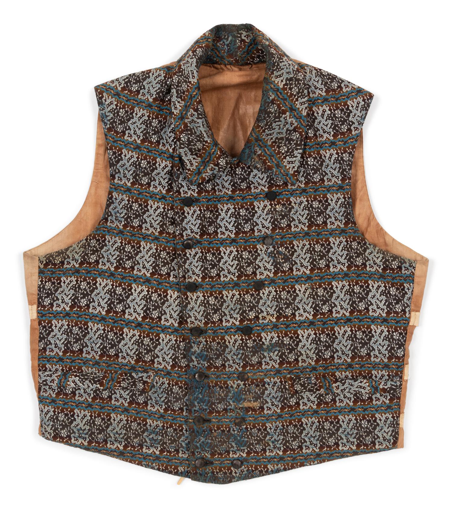 Four Men's 19th Century Waistcoats/Vests, 1840-1900