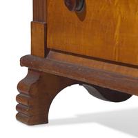 A Late Classical Bird’s Eye Maple Tall Chest of Drawers